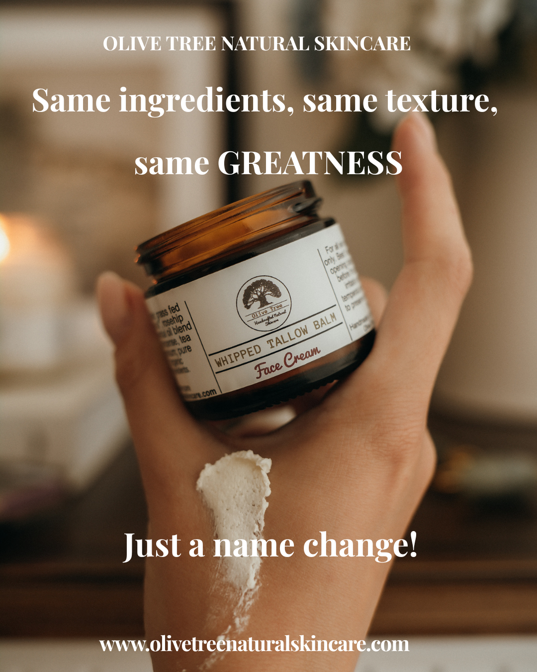 Whipped Tallow Balm  -  FACE CREAM