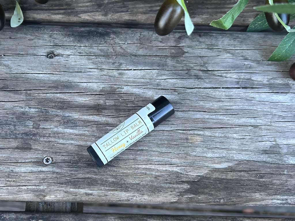 Tallow Lip Balm – Honey + Vanilla