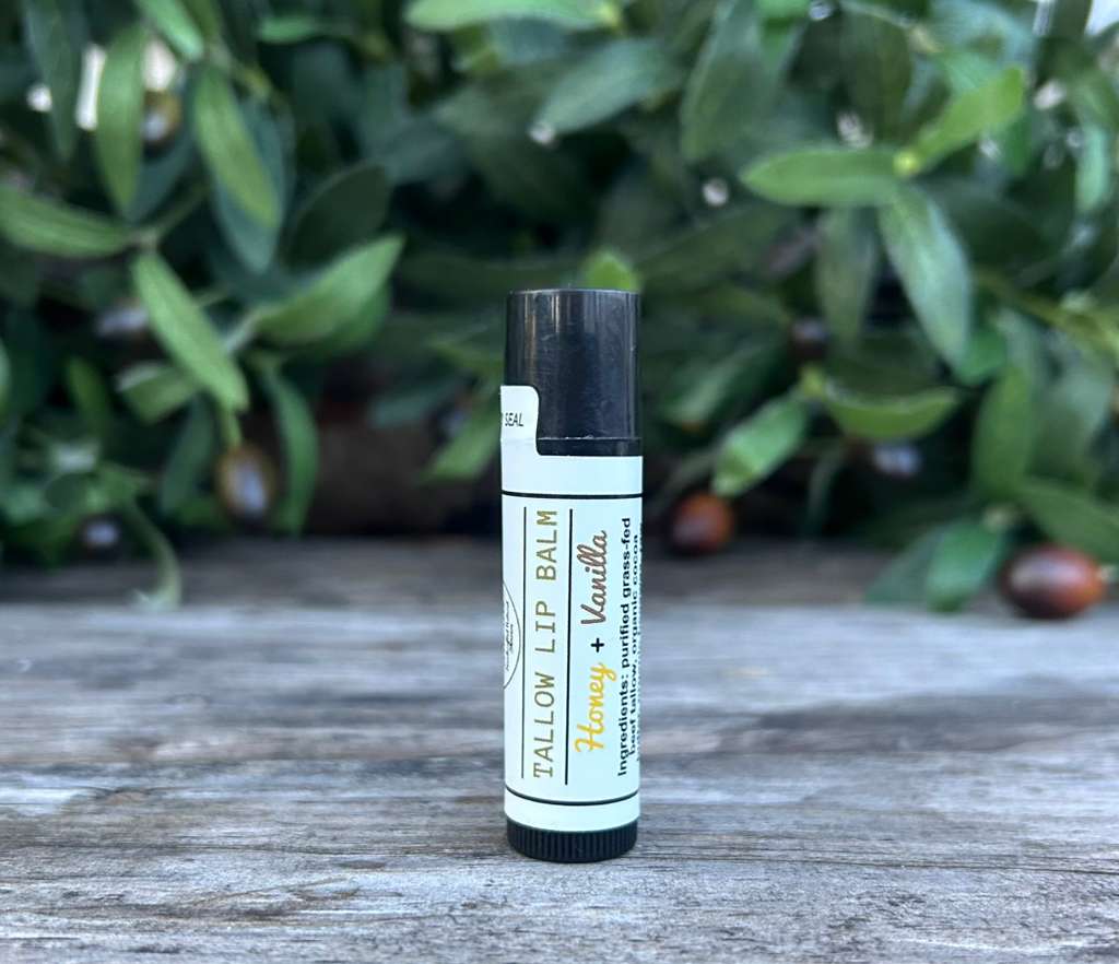 Tallow Lip Balm – Honey + Vanilla