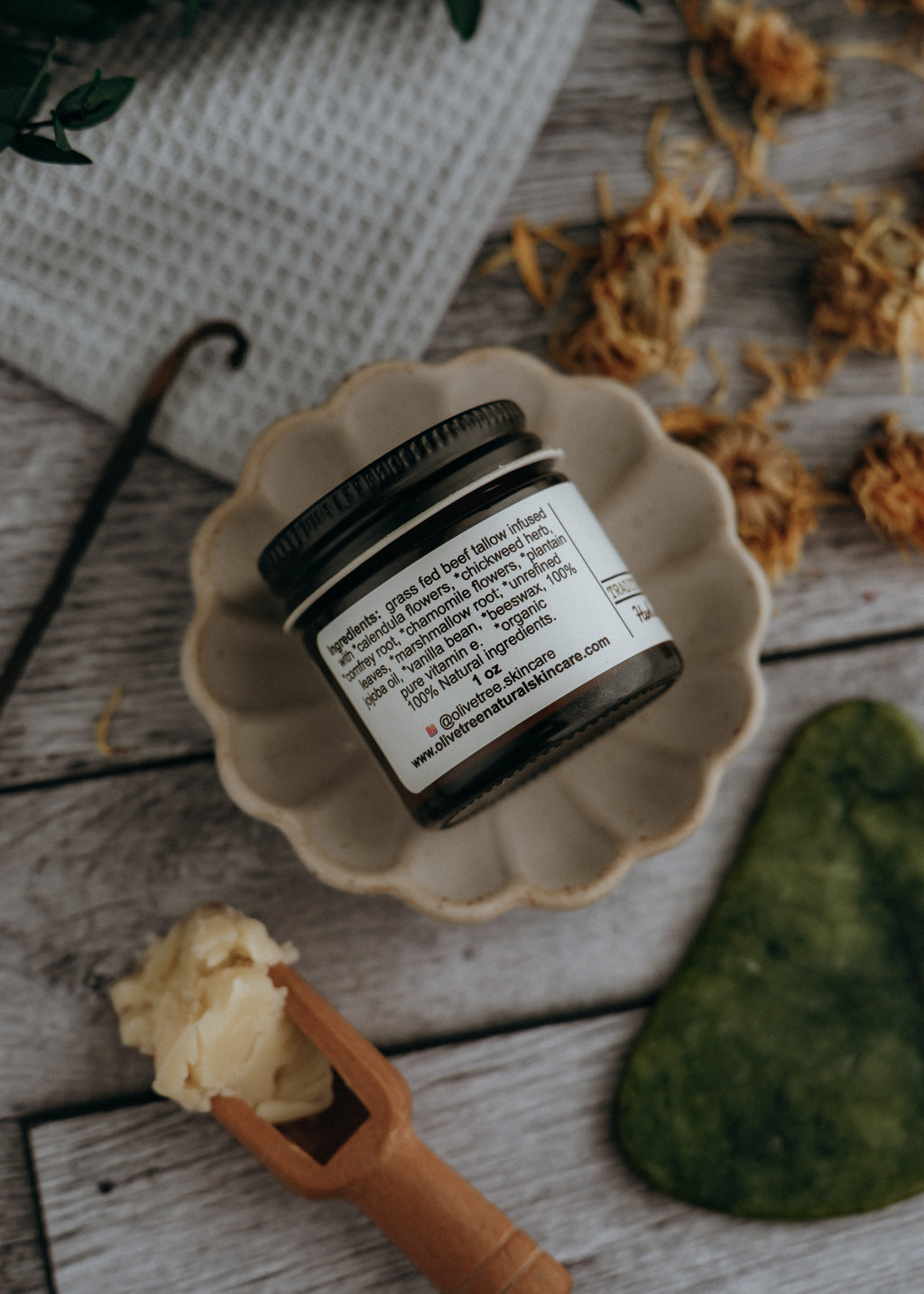 Herb and Vanilla Infused Tallow Balm