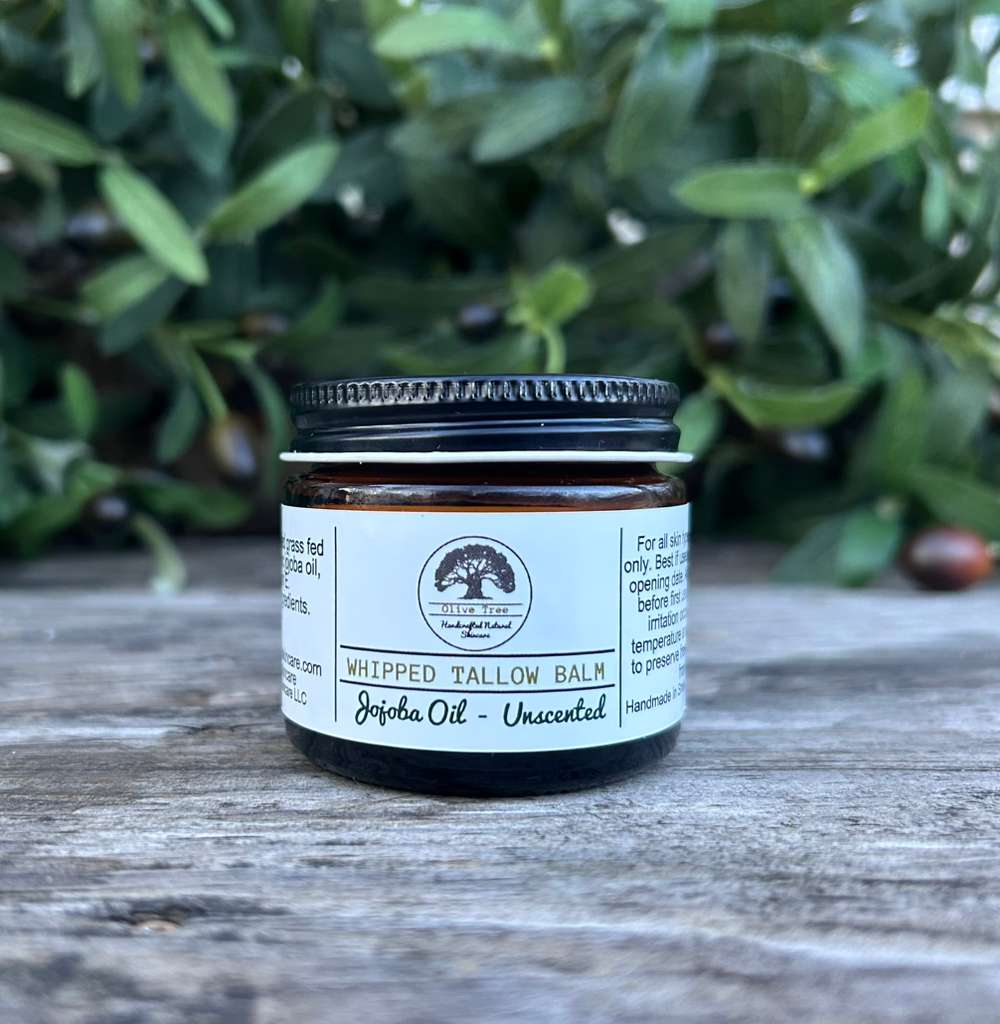 Whipped Tallow Balm – Jojoba – Unscented – 2 oz