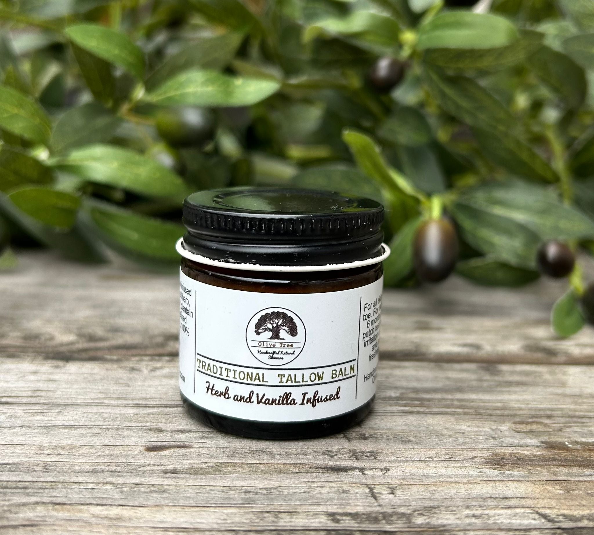 Herb and Vanilla Infused Tallow Balm – 1oz