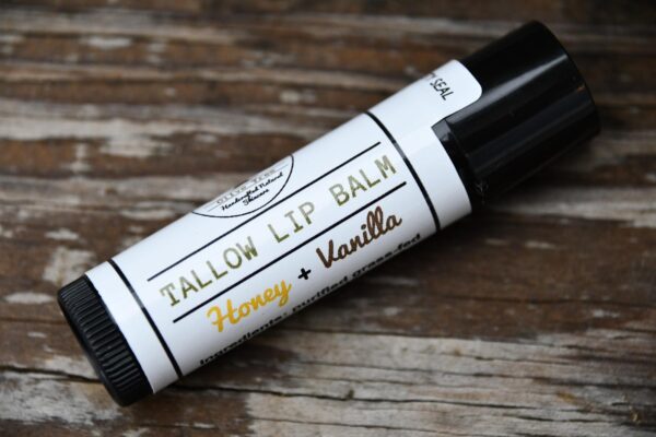 Tallow Lip Balm - Honey + Vanilla - Image 4