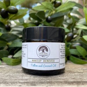 tallow and coconut oil makeup remover from Olive Tree Natural Skincare