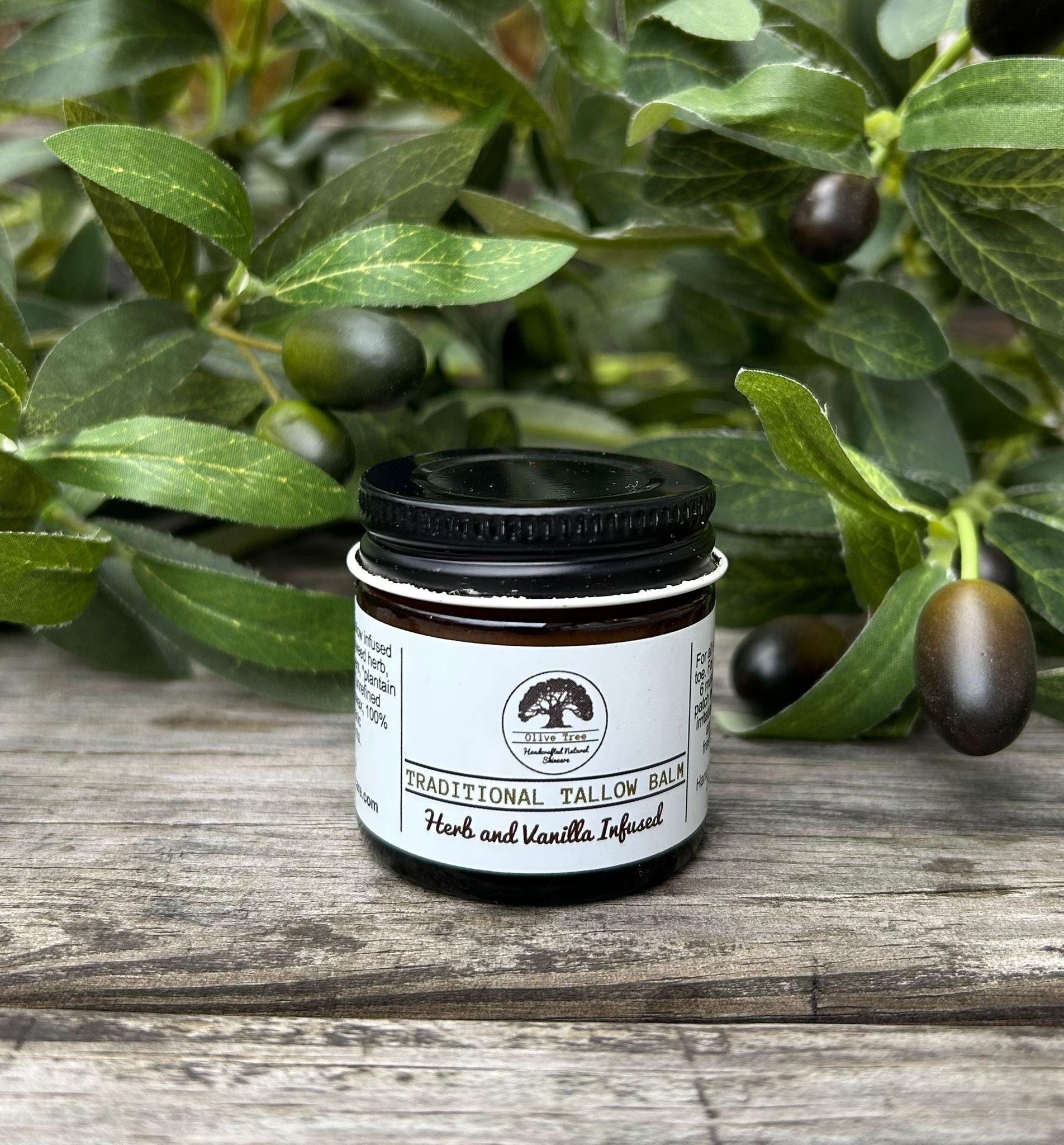 NEW PRODUCT - Herb and Vanilla Infused Tallow Balm - 1oz - Image 2